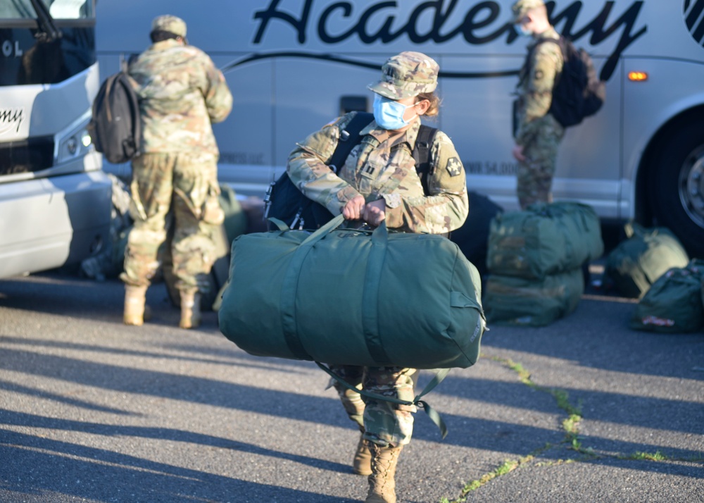 U.S. Army Reserve returns from NYC to Joint Base McGuire-Dix-Lakehurst