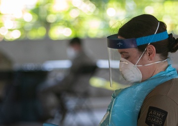 125th Air Expeditionary Squadron Testing Area - Orange County Convention Center Community Based Testing Site