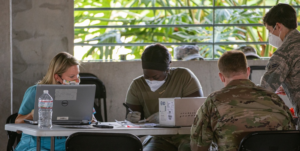 125th Air Expeditionary Squadron Testing Area - Orange County Convention Center Community Based Testing Site