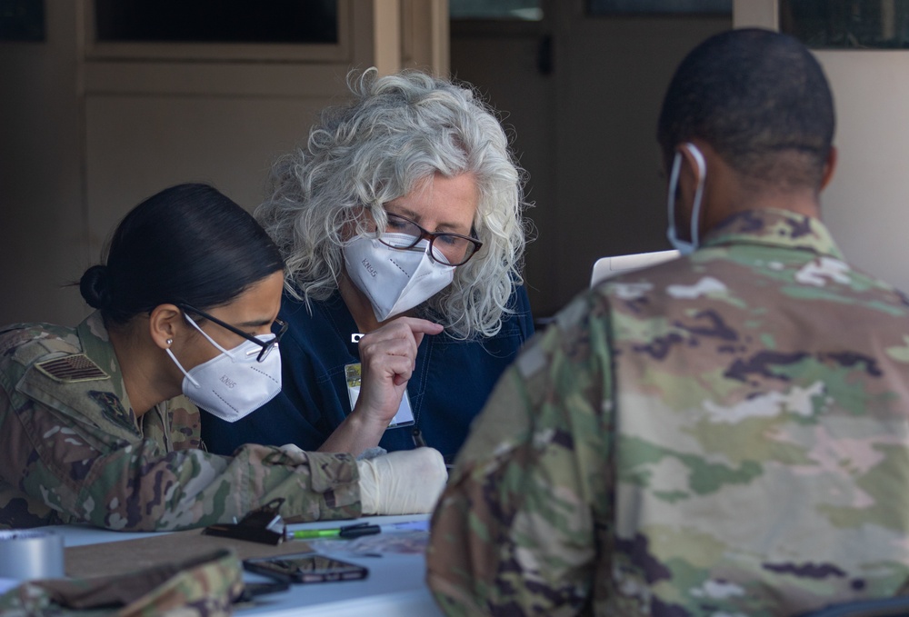 125th Air Expeditionary Squadron Testing Area - Orange County Convention Center Community Based Testing Site