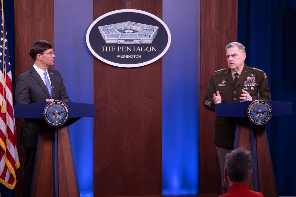 SecDef and CJCS Press Conference on COVID-19 Pandemic