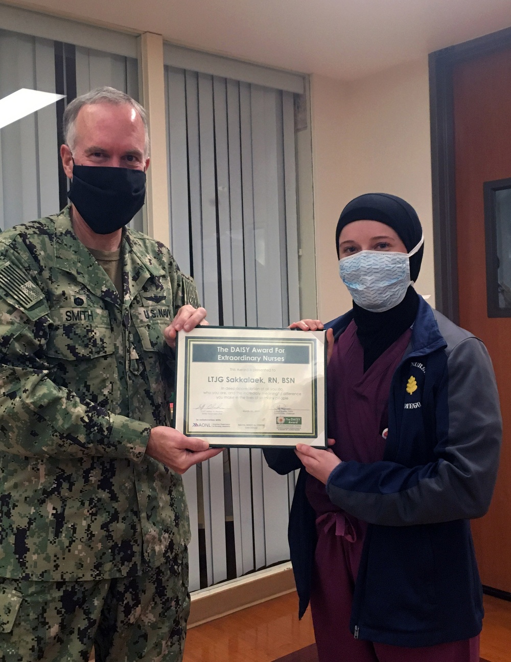 Navy Nurse Lauded for Extraordinary Care at Naval Medical Center San Diego