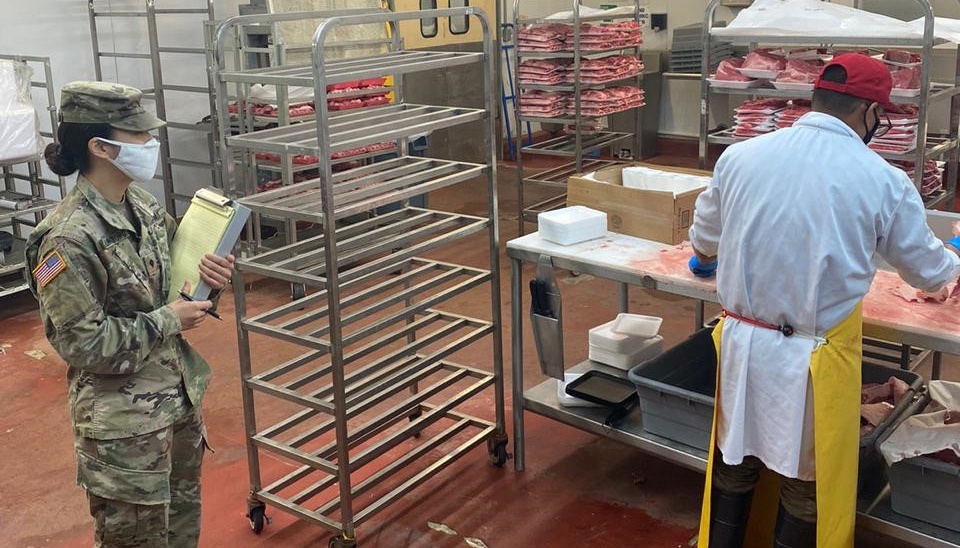 PHA-Guam food safety Soldiers help keep sailors safe during COVID-19 pandemic