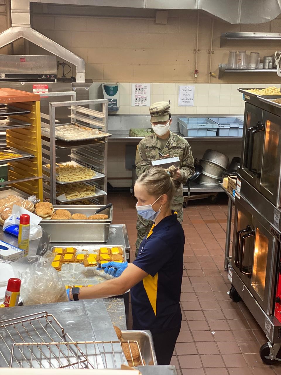 PHA-Guam food safety Soldiers help keep sailors safe during COVID-19 pandemic