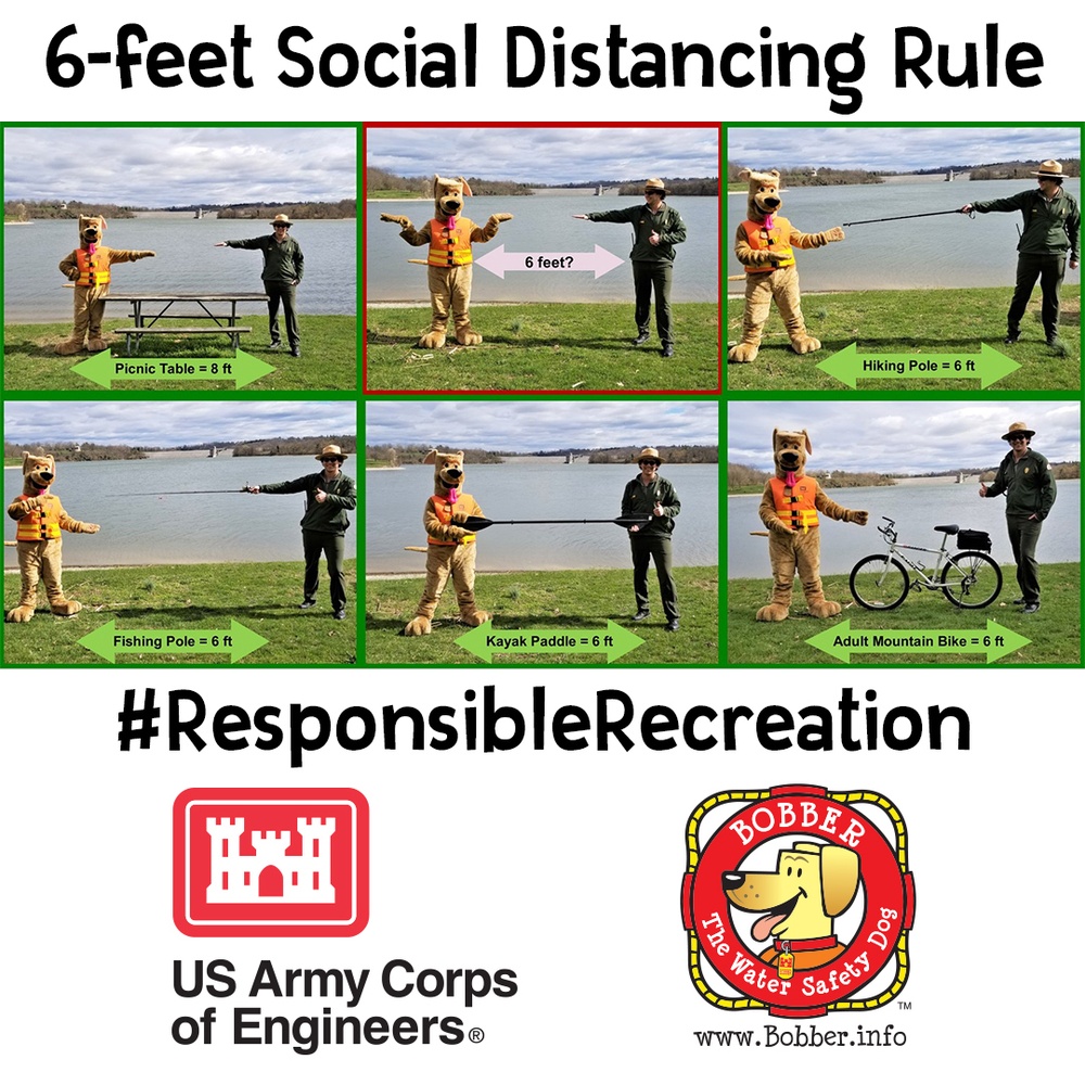 6-feet Social Distancing Rule #ResponsibleRecreation