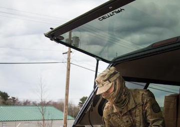 Soldiers helping first responders