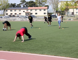 3rd MI Battalion Soldiers Workout Despite COVID-19 Restrictions