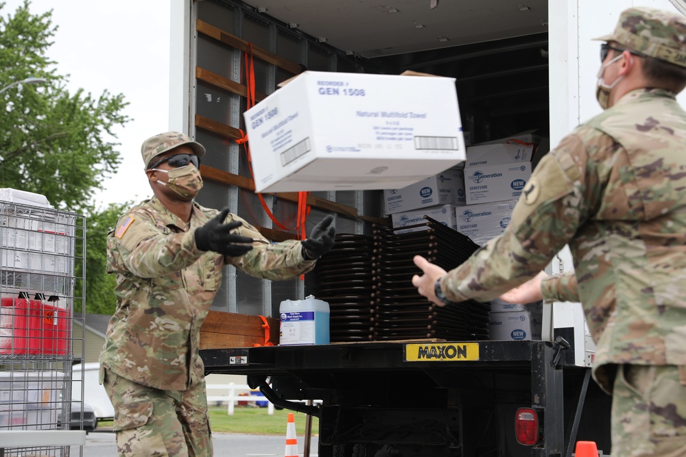 Delaware National Guard supports COVID-19 testing site in Sussex County