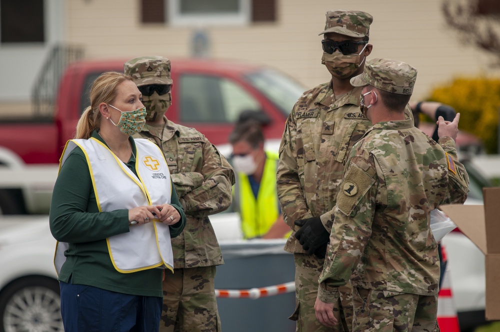 Delaware National Guard supports COVID-19 testing site in Sussex County