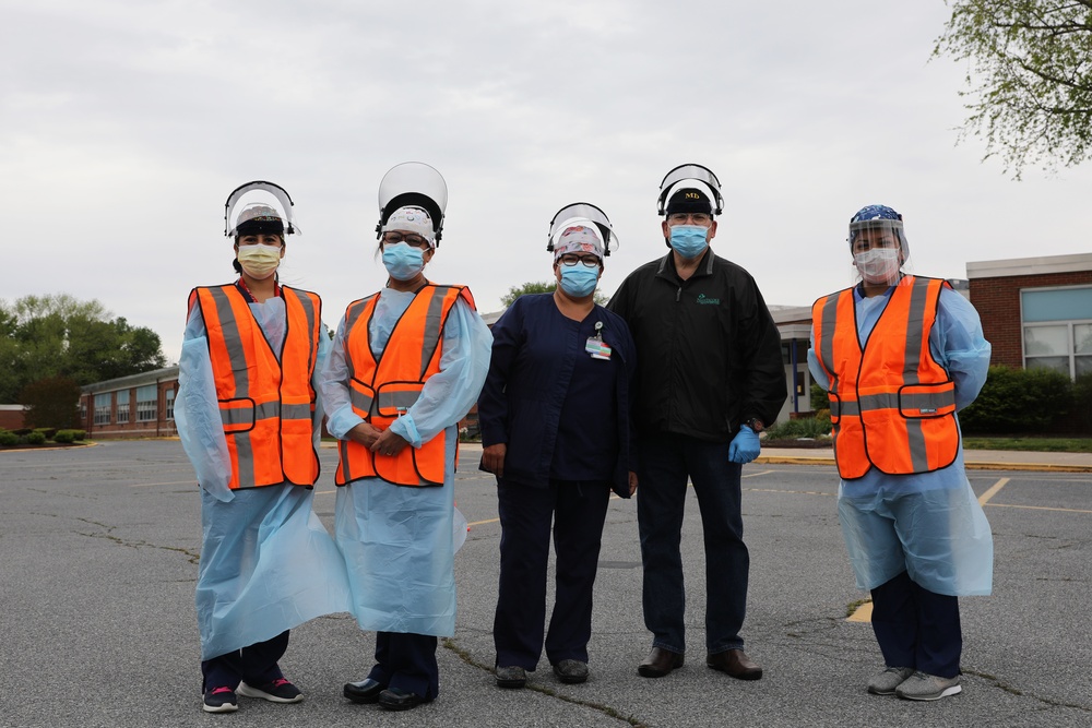 Delaware National Guard supports COVID-19 testing site in Sussex County