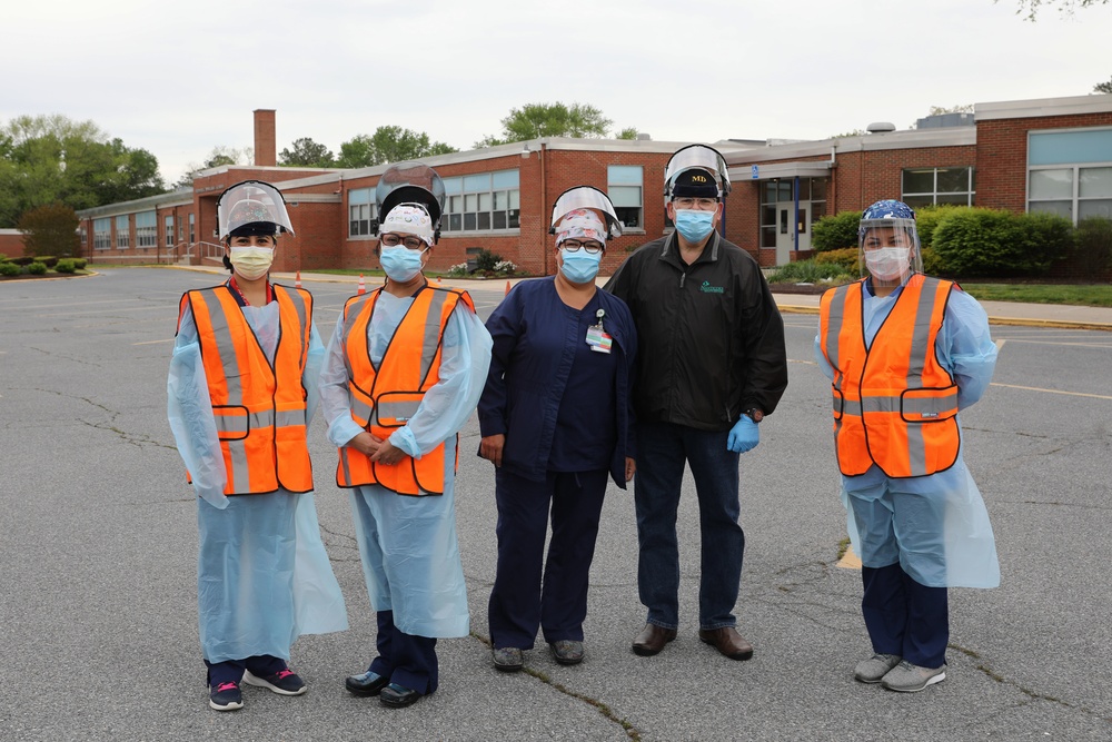 Delaware National Guard supports COVID-19 testing site in Sussex County