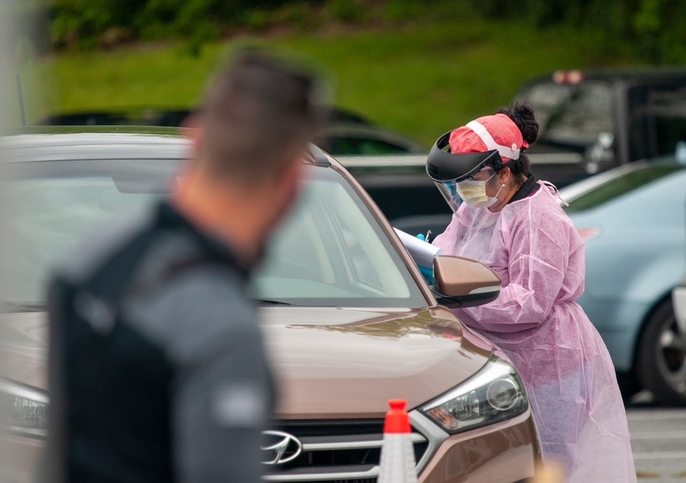 Delaware National Guard supports COVID-19 testing site in Sussex County