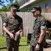 2nd MAW Commanding General and Sergeant Major visit MCAS New River