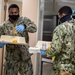 USNS Mercy Sailors Transport Patient Food