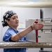 USNS Mercy Sailor Inventories Medical Equipment