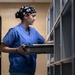 USNS Mercy Sailor Inventories Medical Equipment