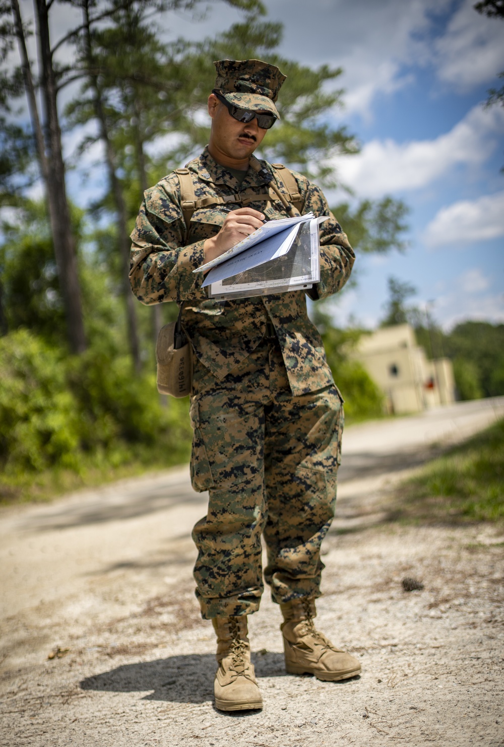 Task force Marines increase unit readiness through land navigation training at Camp Lejeune