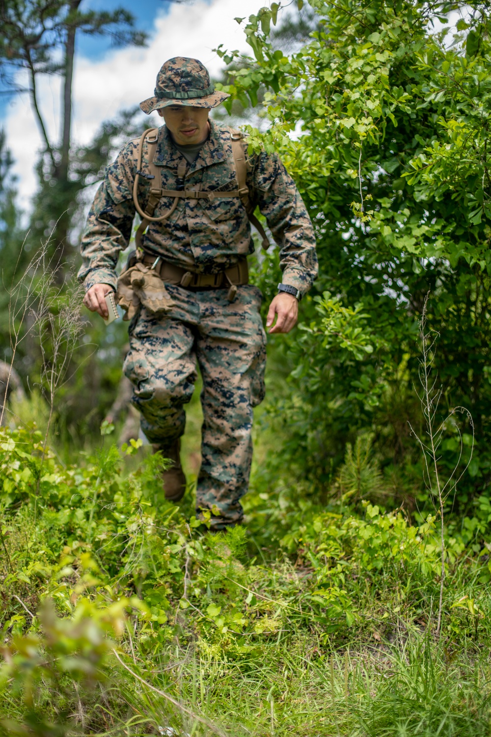 Task force Marines increase unit readiness through land navigation training at Camp Lejeune