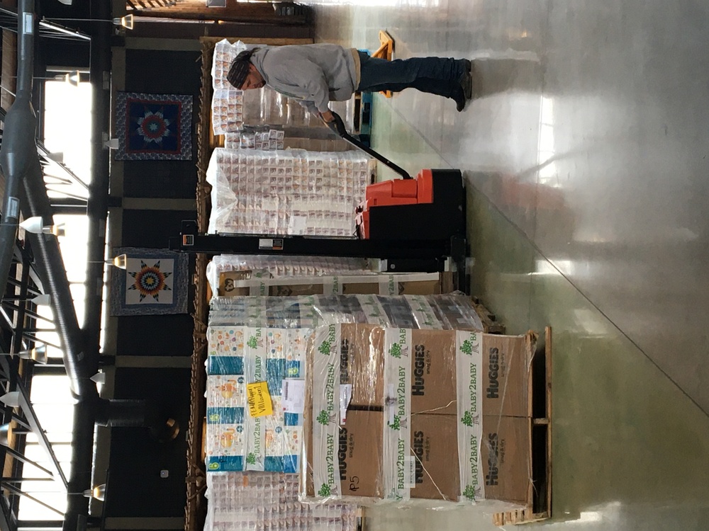 Baby Supplies Received by the Sisseton Wahpeton Oyate Tribe