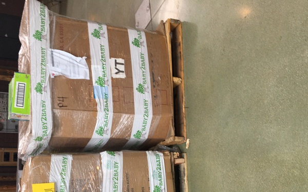 Baby Supplies Received by the Sisseton Wahpeton Oyate Tribe
