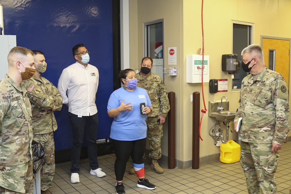 DVIDS Images Brig. Gen. Schoening visits New Braunfels Food Bank
