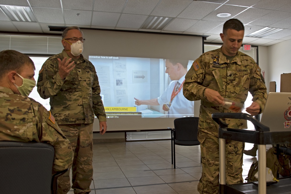 AZNG Personnel Prepare for COVID-19 Testing