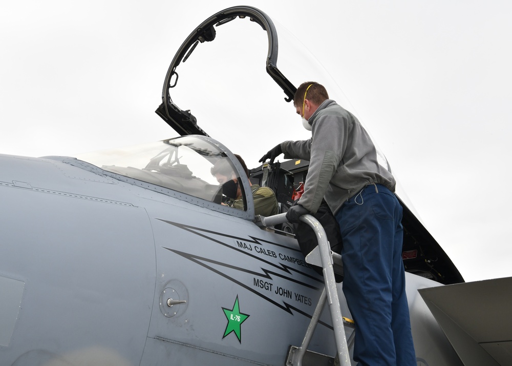 104th Fighter Wing F-15s flyover Massachusetts