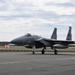 104th Fighter Wing F-15s flyover Massachusetts