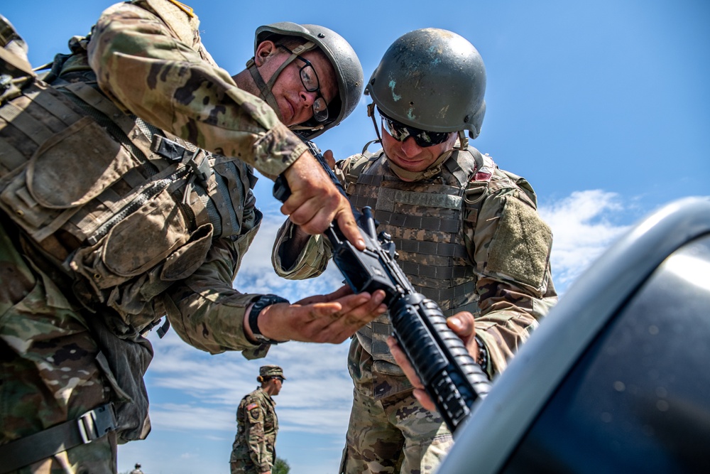 Fort Sill Trainees Conduct A Foot March and Marksmanship