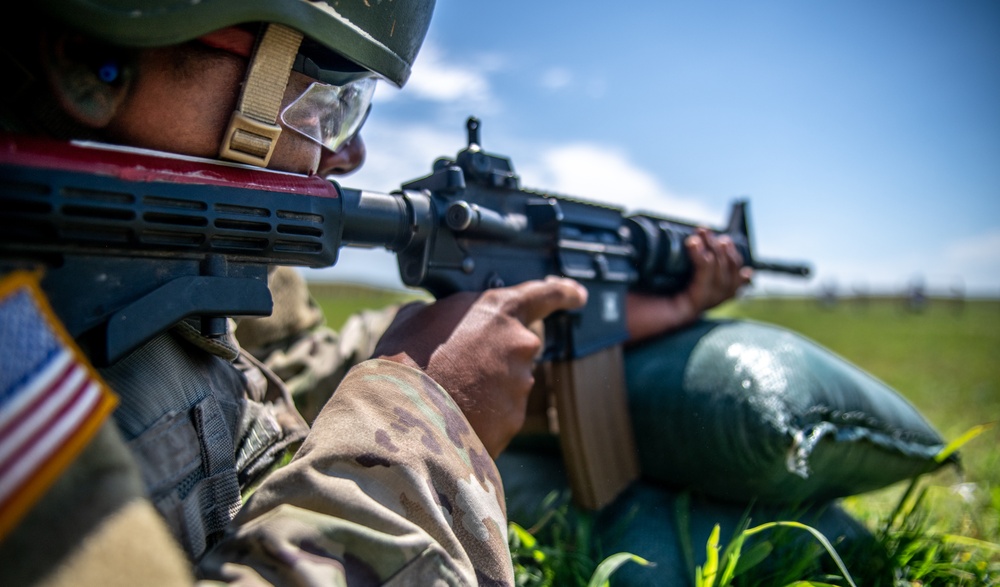 Fort Sill Trainees Conduct A Foot March and Marksmanship