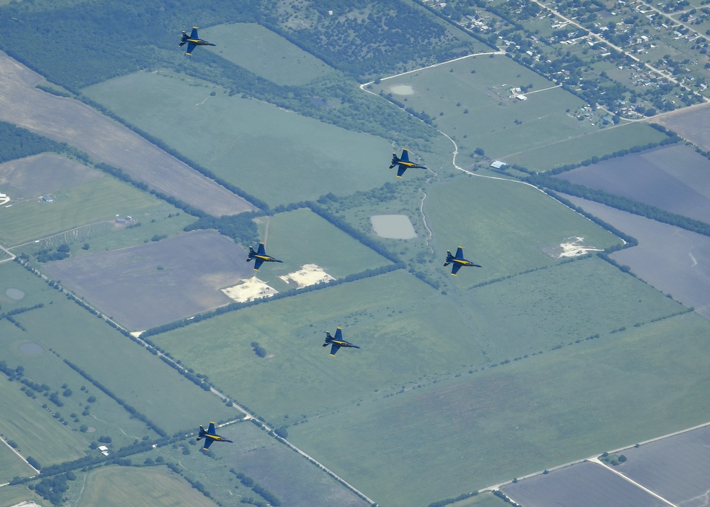 Blue Angels support America Strong in Texas and Louisiana