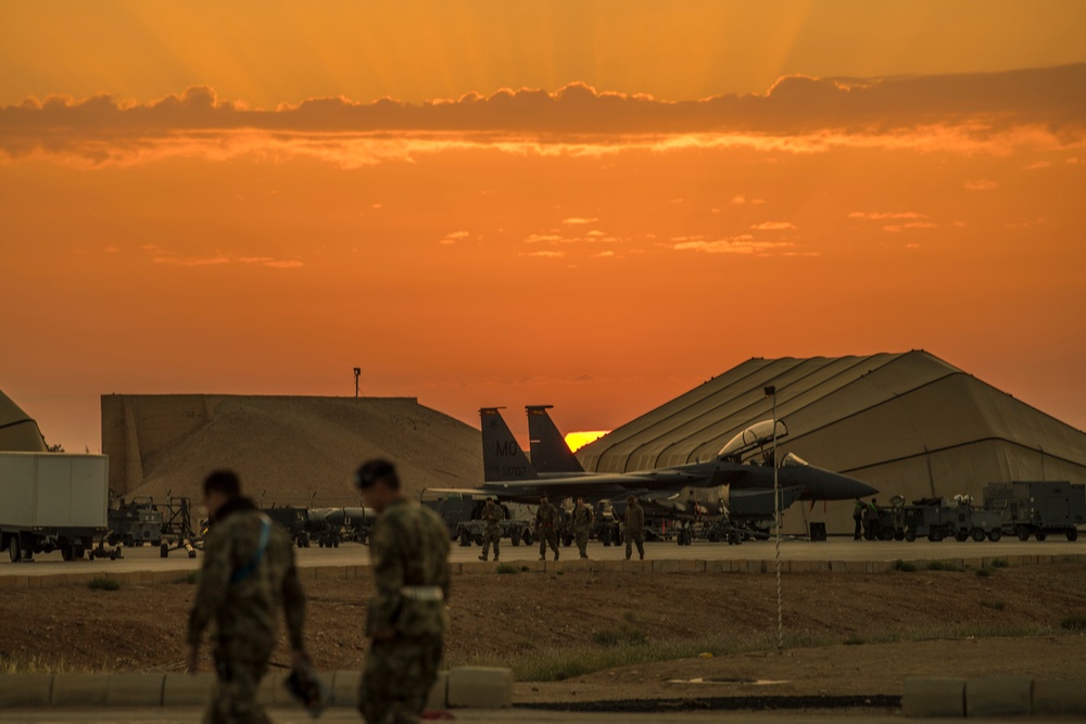 Flightline sunrise