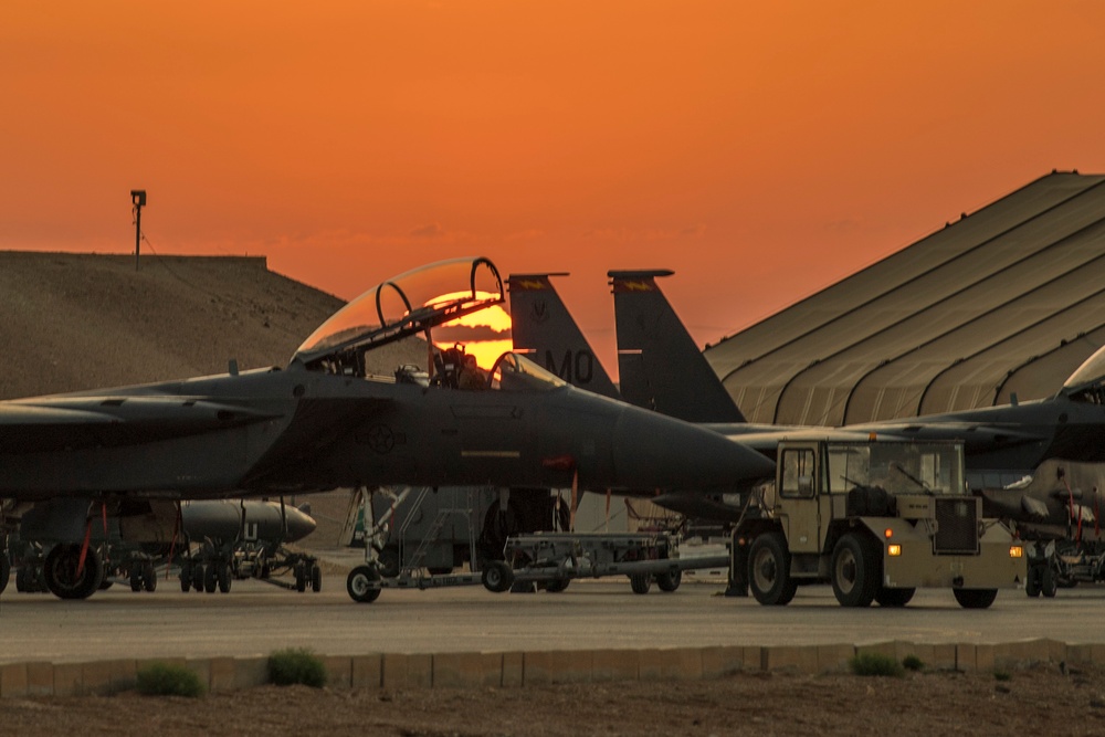 Flightline sunrise