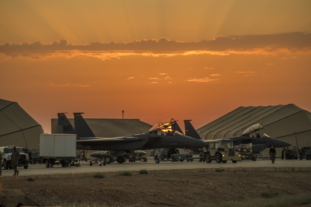 Flightline sunrise