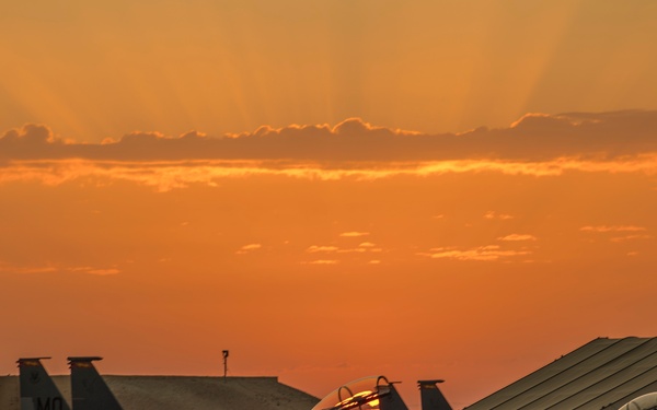 Flightline sunrise