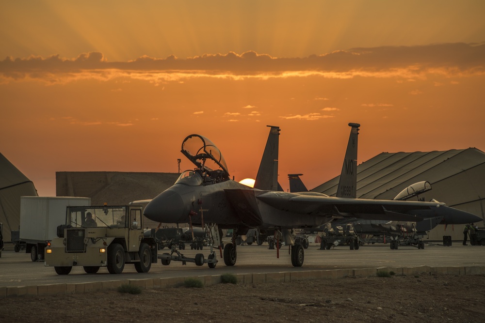 Flightline sunrise