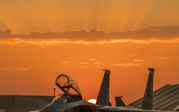 Flightline sunrise