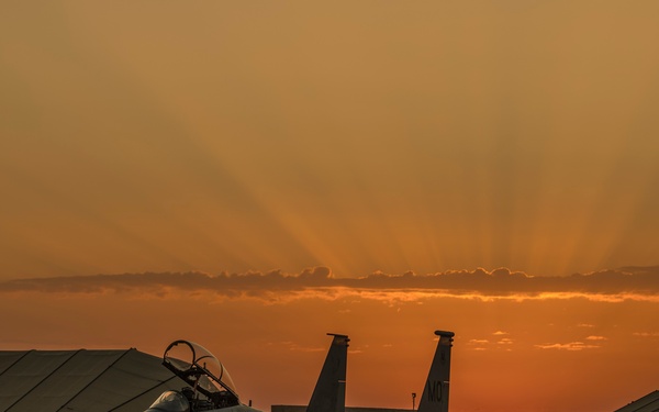 Flightline sunrise