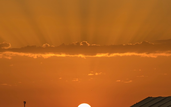 Flightline sunrise