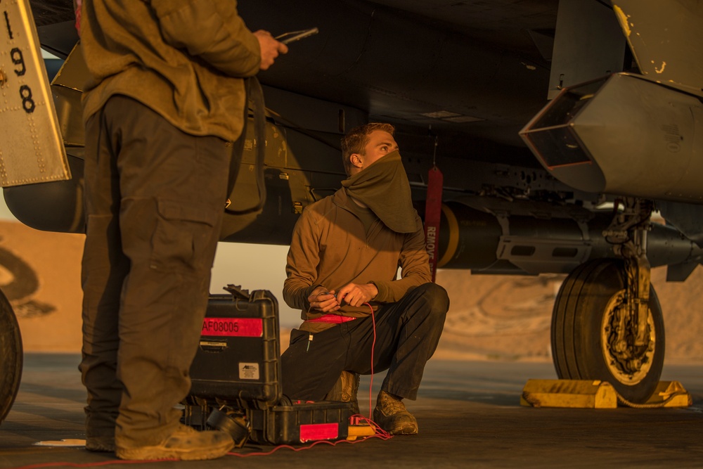 Flightline sunrise