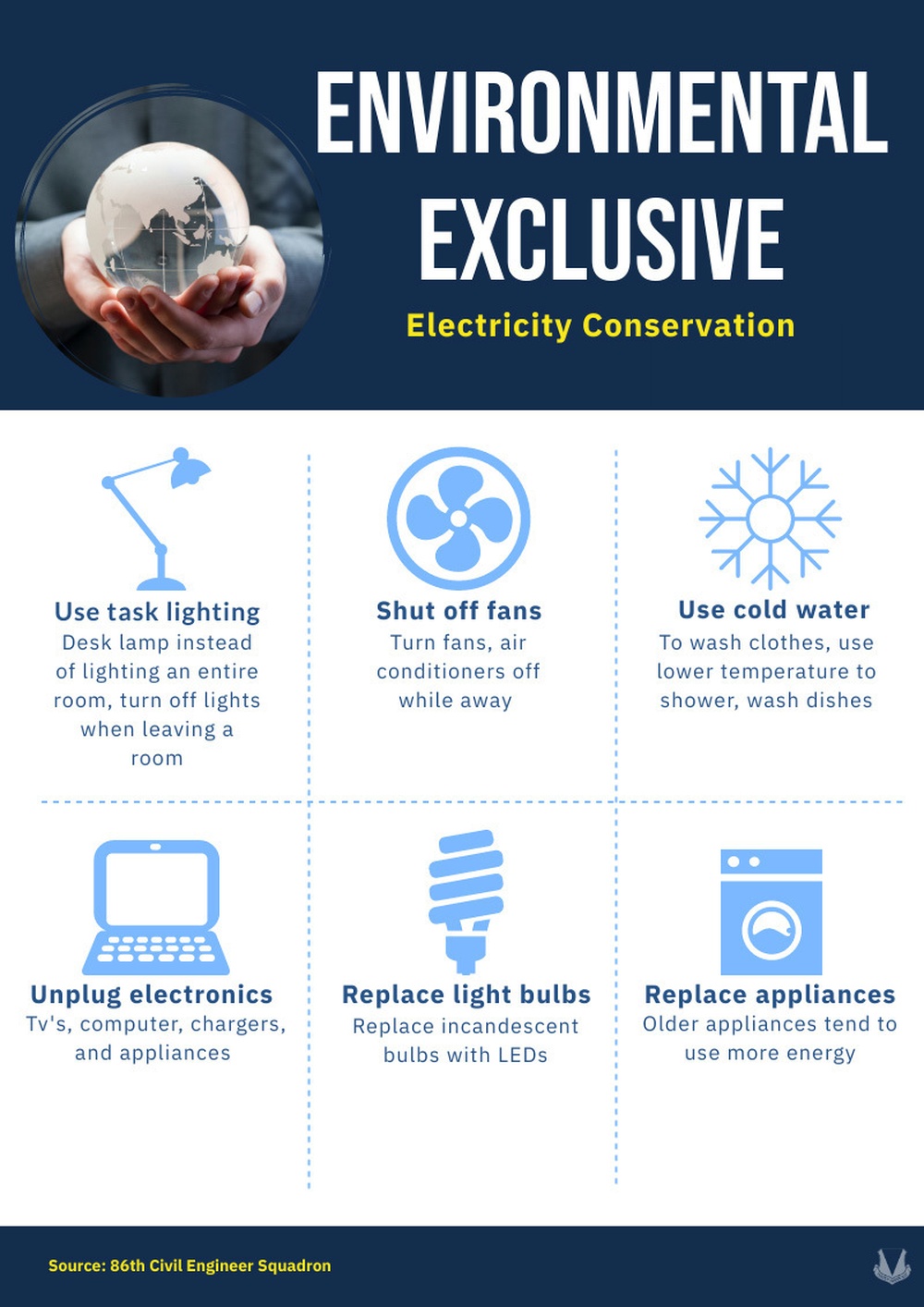 News - Environmental exclusive: Conserve electricity - DVIDS