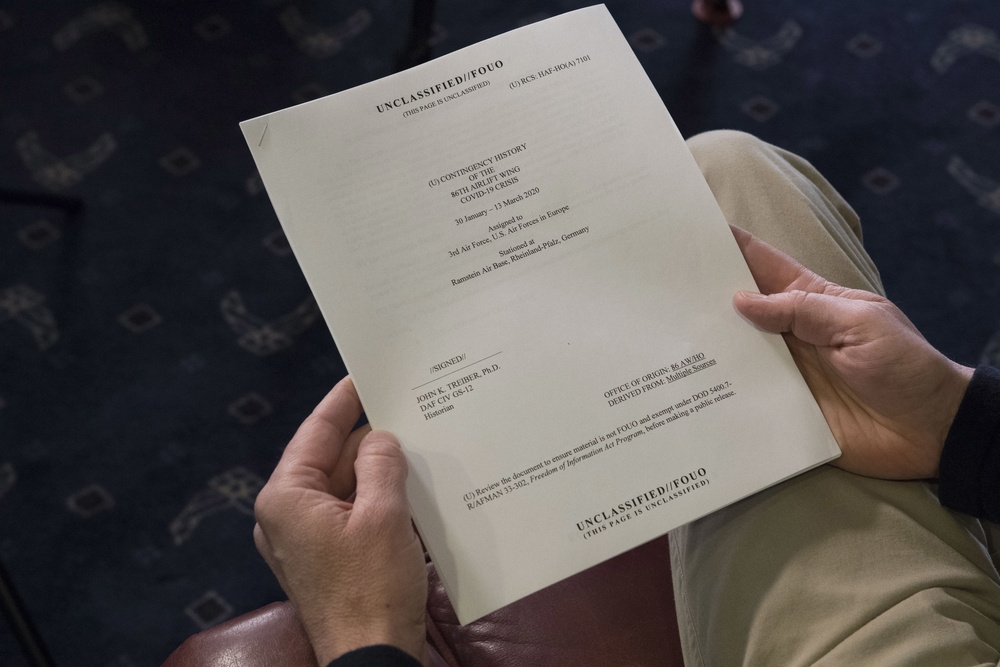 86 AW historian captures present for future