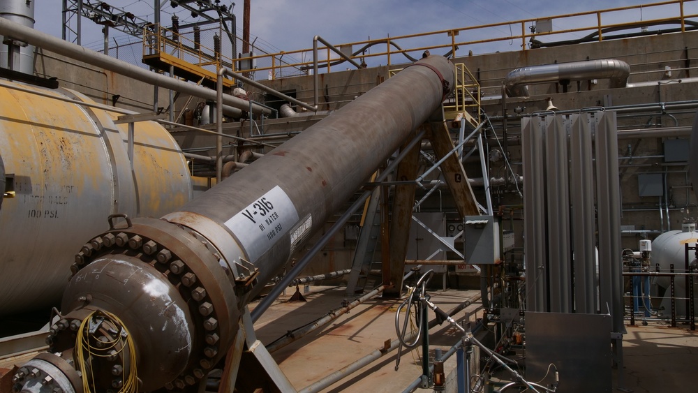 Edwards AFB Historic Rocket Test Stand