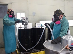 Crane Army Produces Hand Sanitizer to Support Warfighter