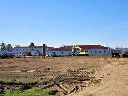 Building demolition for new construction at Fort McCoy