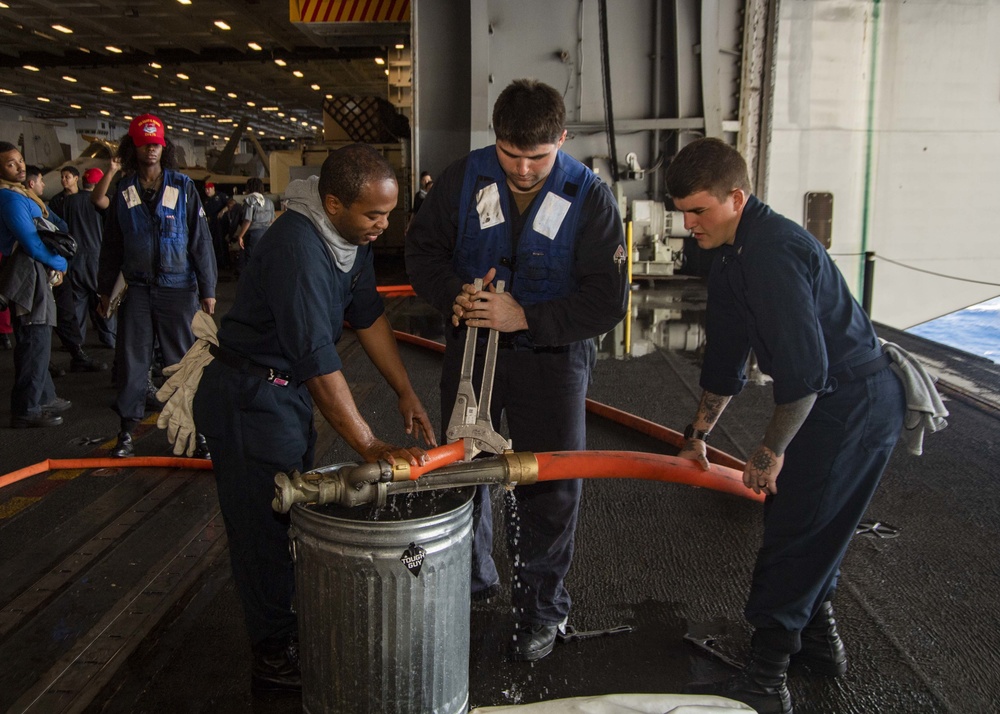 USS Harry S. Truman (CVN 75) transits the Atlantic Ocean