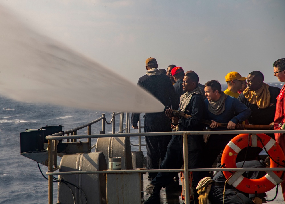 USS Harry S. Truman (CVN 75) transits the Atlantic Ocean