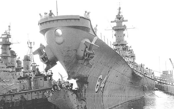 BB-64 volunteer recalls collision that occurred 64 year ago