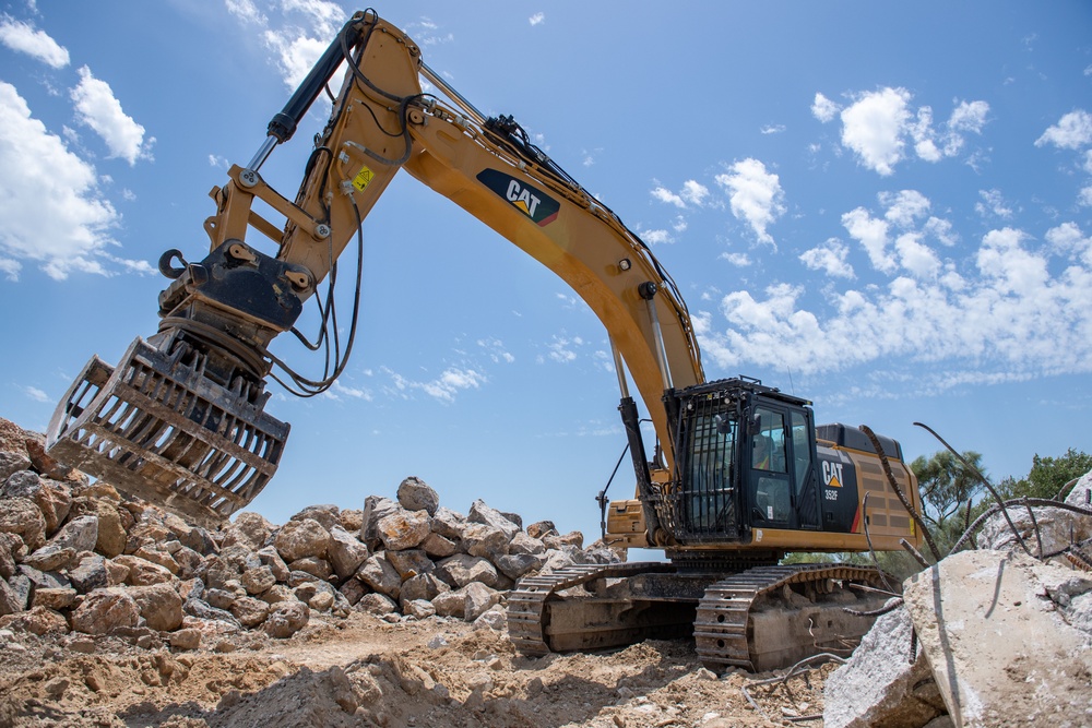 NMCB 1 continues Cliff Erosion Prevention Project on Naval Station Rota