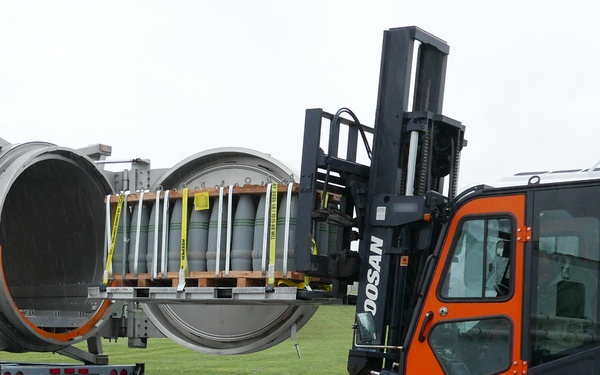 Sarin sidelined: GB projectiles delivered for destruction